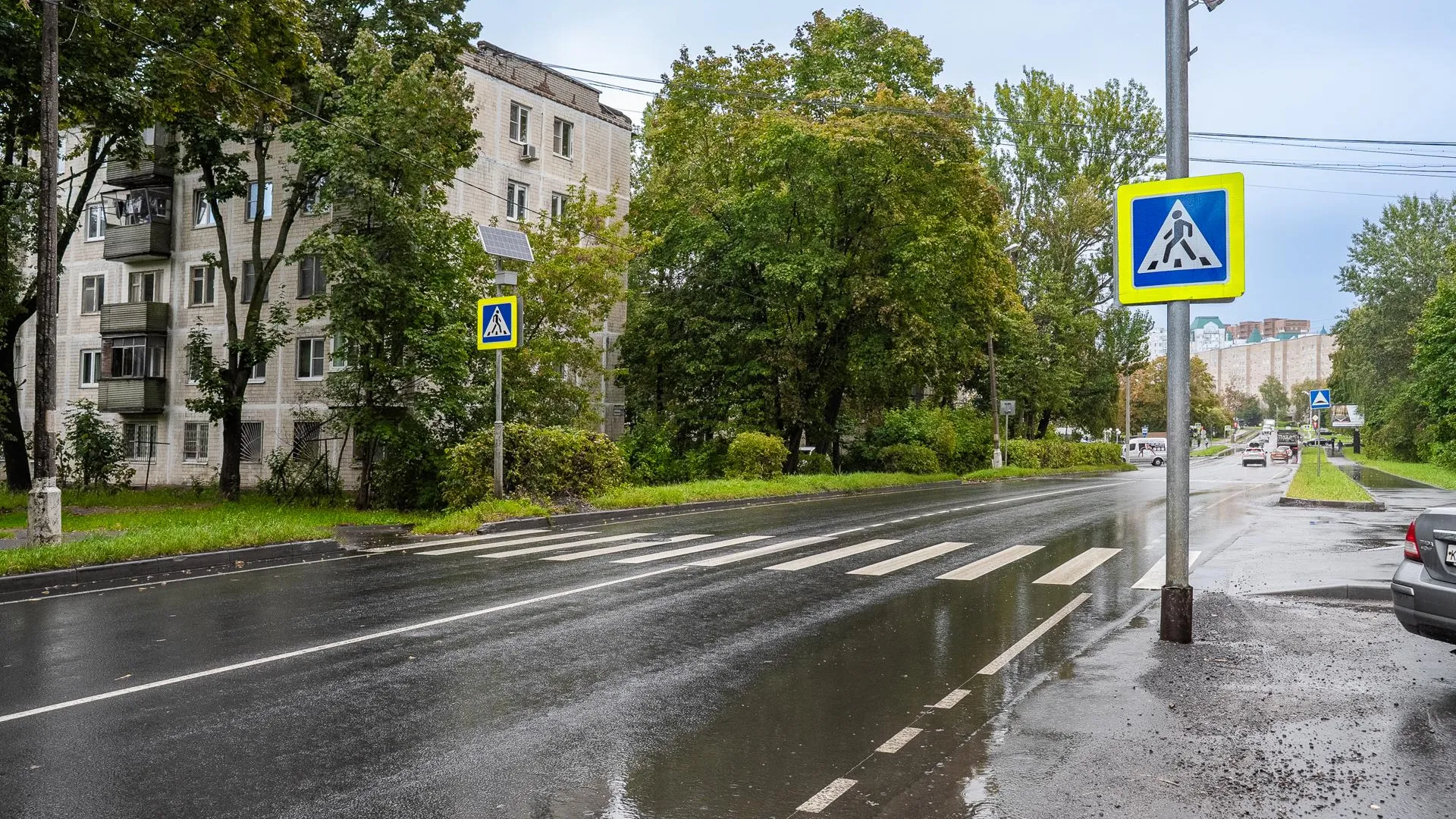 В 10 округах Подмосковья очистили дорожные знаки от рекламы и граффити