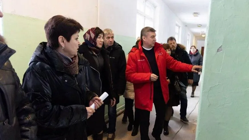 Капремонт Чисменской школы в Волоколамском округе идет по графику