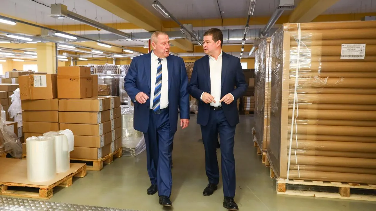 Глава Раменского округа посетил предприятие по выпуску упаковочных материалов