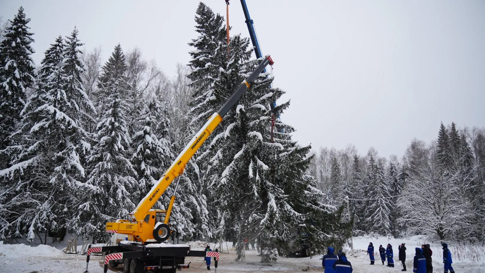 Главную новогоднюю елку страны из Подмосковья украсят в русском стиле