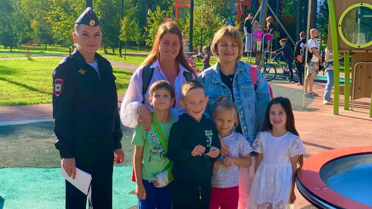 Автоинспекторы Балашихи провели профилактическое мероприятие в городском парке