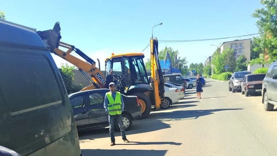 В микрорайоне Подольска приступили к ремонту дороги на улице Мичурина