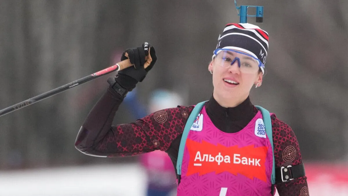 Подмосковная биатлонистка выиграла гонку преследования в рамках этапа Кубка России