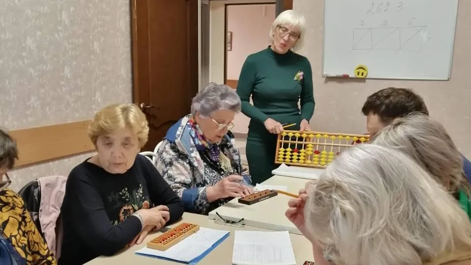 Занятия по ментальной арифметике проходят в соццентре округа Пушкинский