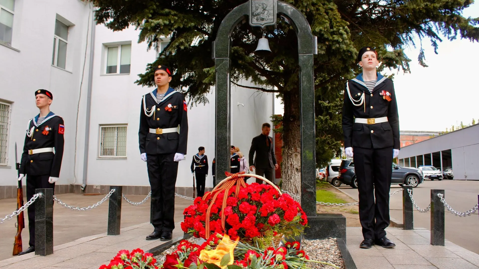 В Домодедове открыли мемориальную доску в память о полковнике милиции