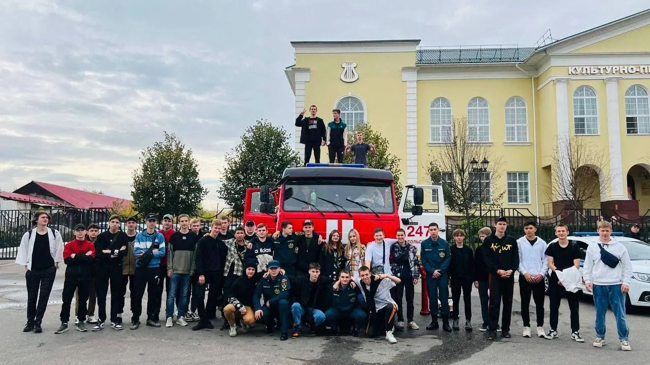 Первокурсники «Московии» посетили конкурс «Служба спасения Подмосковья глазами детей»
