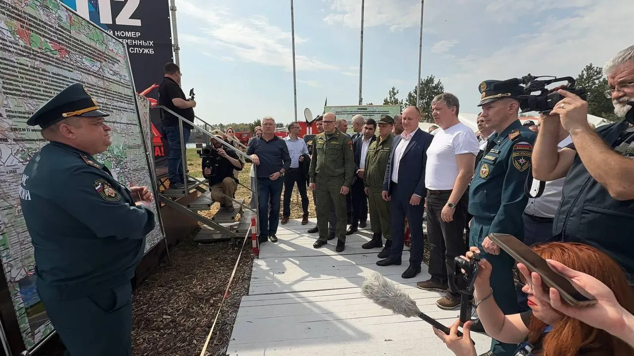 В Егорьевске состоялись областные пожарно-тактические учения