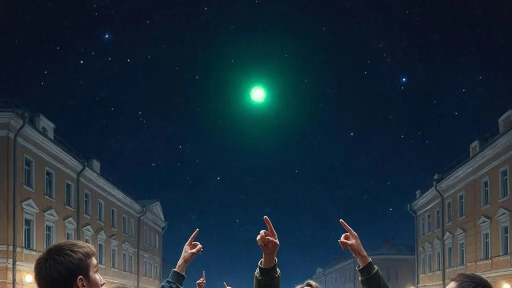 Американцы, метеорит или пришельцы? Над Пермским краем видели зеленый шар