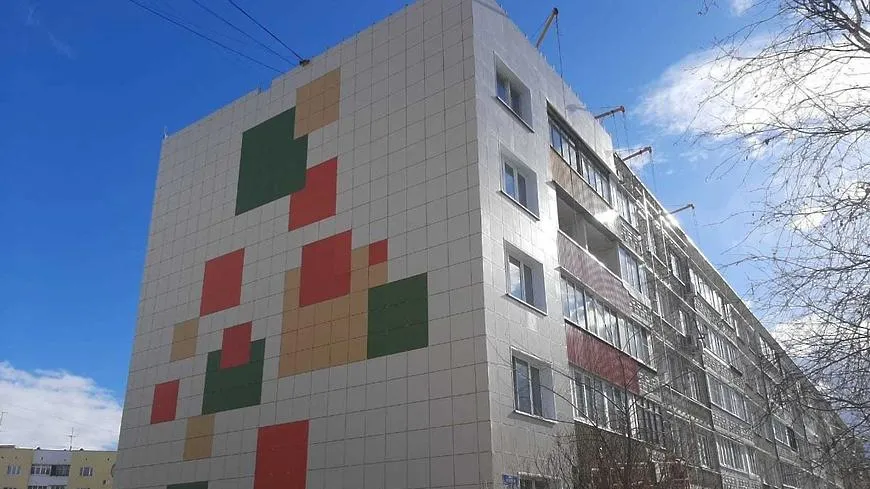 Работы по утеплению фасадов в двух домах микрорайона Подольска проведут в 2021 г