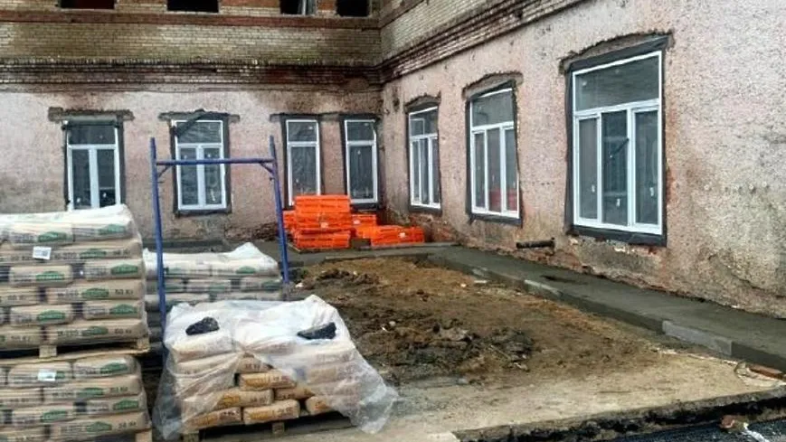 Продолжается ремонт стационара на Краснознаменской улице Щелкова