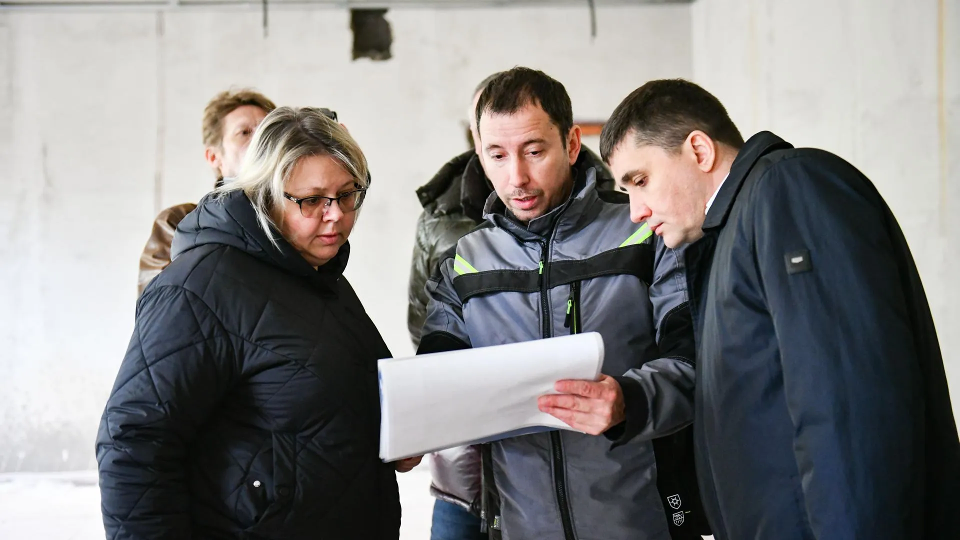 Глава Химок проверила ход капитального ремонта Дворца культуры «Родина»