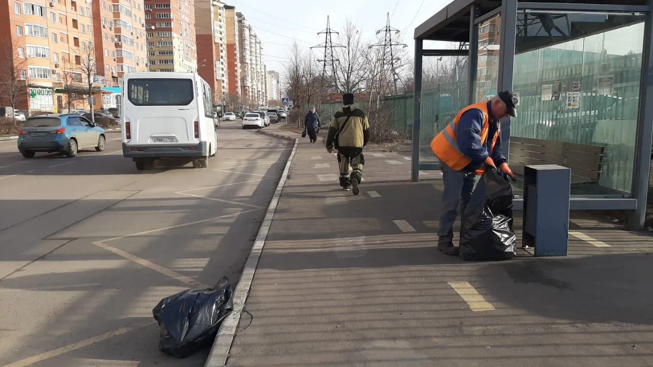 Остановки маршруток привели в порядок в Котельниках