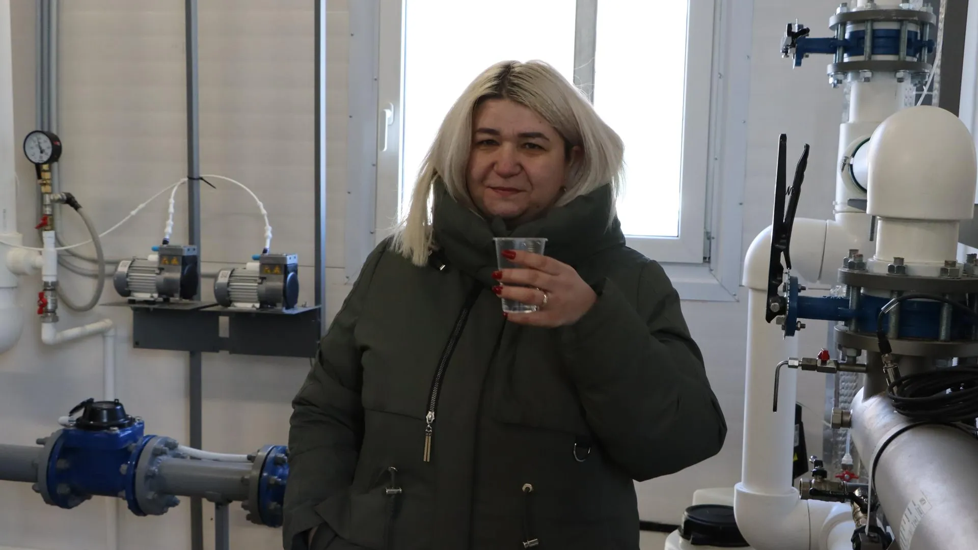 Жителей села Мочилы в Серебряных Прудах обеспечили чистой питьевой водой