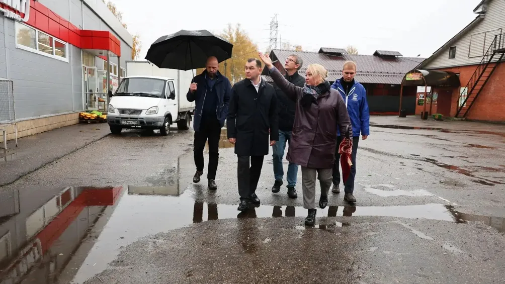 Михаил Криворучко проверил благоустройство Электрогорска
