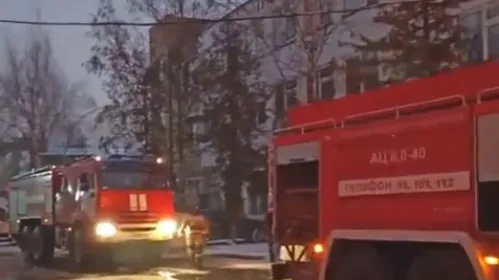 В Сети появилось видео пожара на складе в Одинцове
