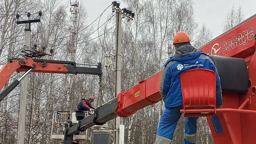 Высоковольтный распределительный пункт ввели в эксплуатацию в дер Ходаево Чехова