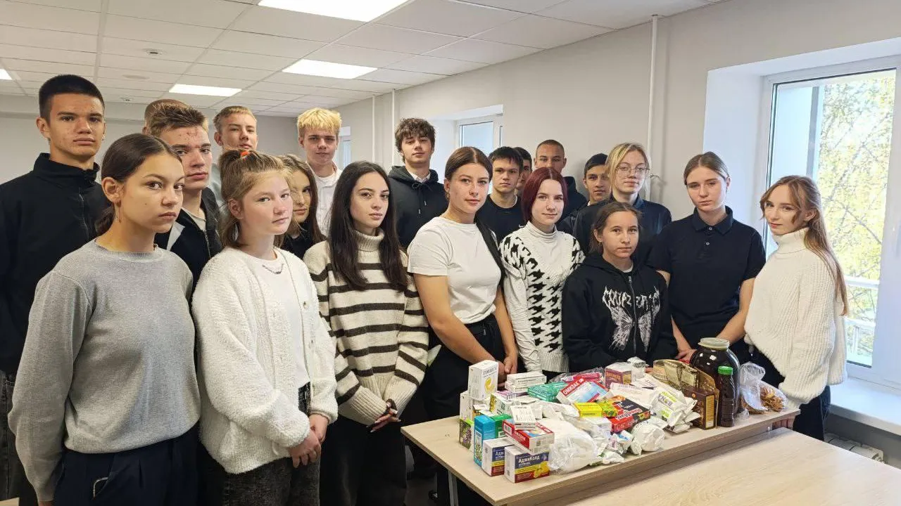 Акцию поддержки участников СВО провели в Волоколамске филиале Красногорске