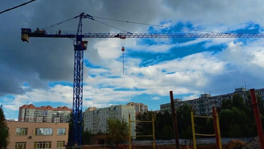В Долгопрудном продолжается строительство нового корпуса гимназии № 13