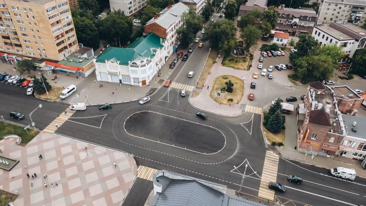 Круговое движение организовали на нескольких перекрестках в Щелкове