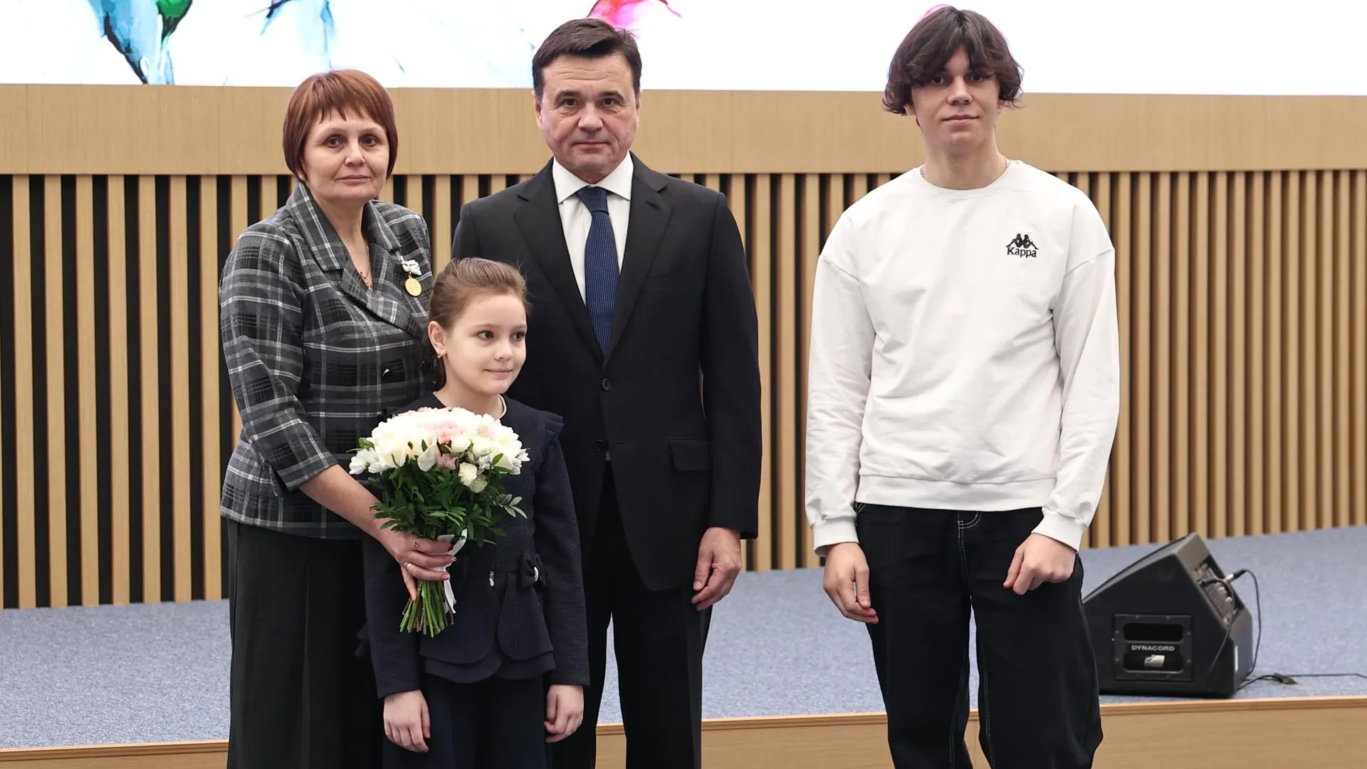 Семью участника СВО из Подмосковья наградили орденом ко Дню матери