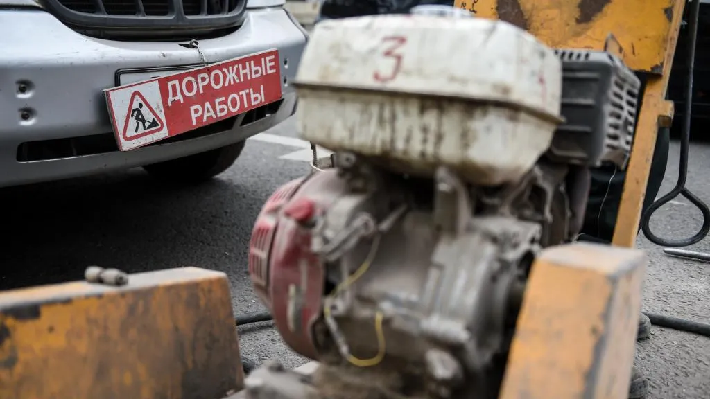 Подрядчик приступил к подготовительным работам по строительству новой дороги в Подольске