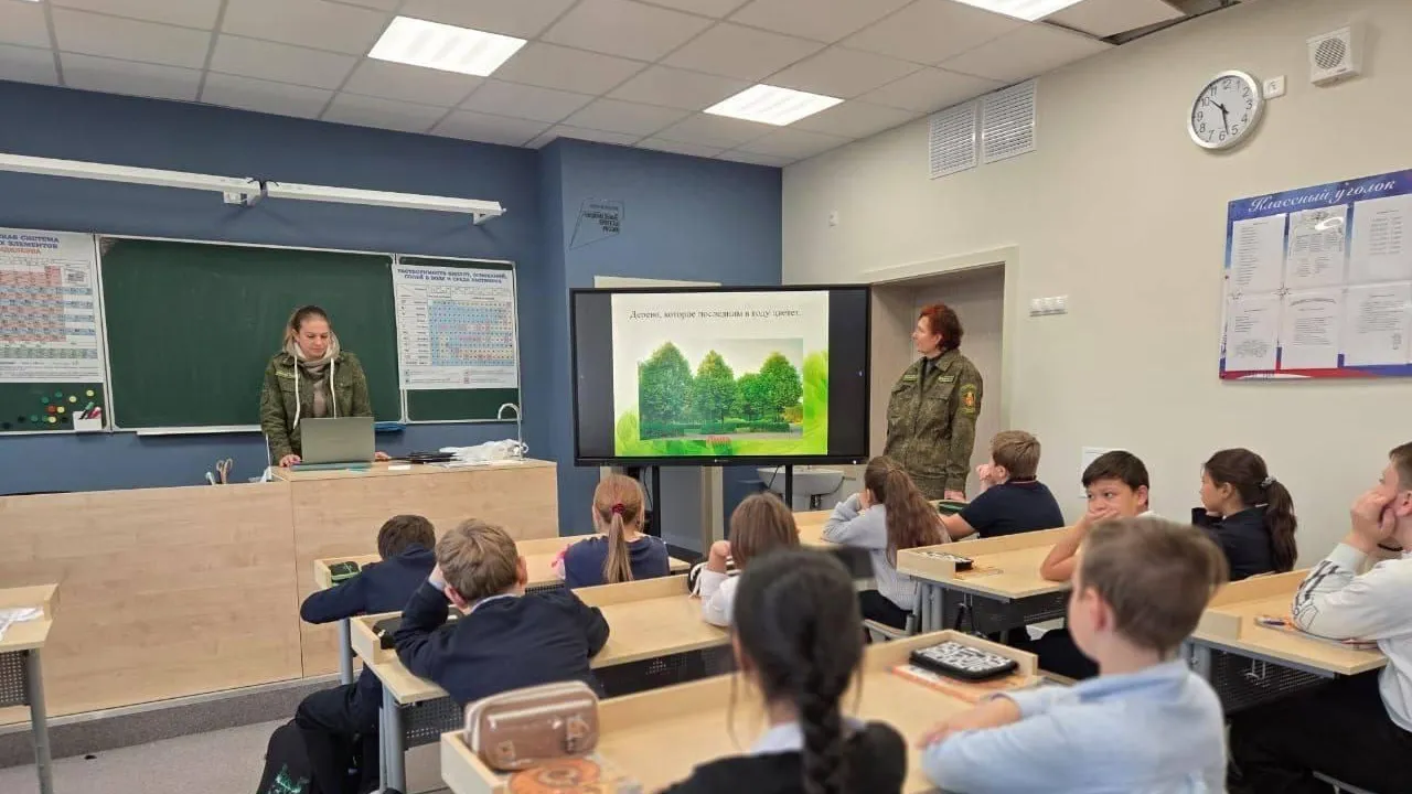 Лесничие проводят уроки экологии в школах и детсадах Орехово-Зуевского округа