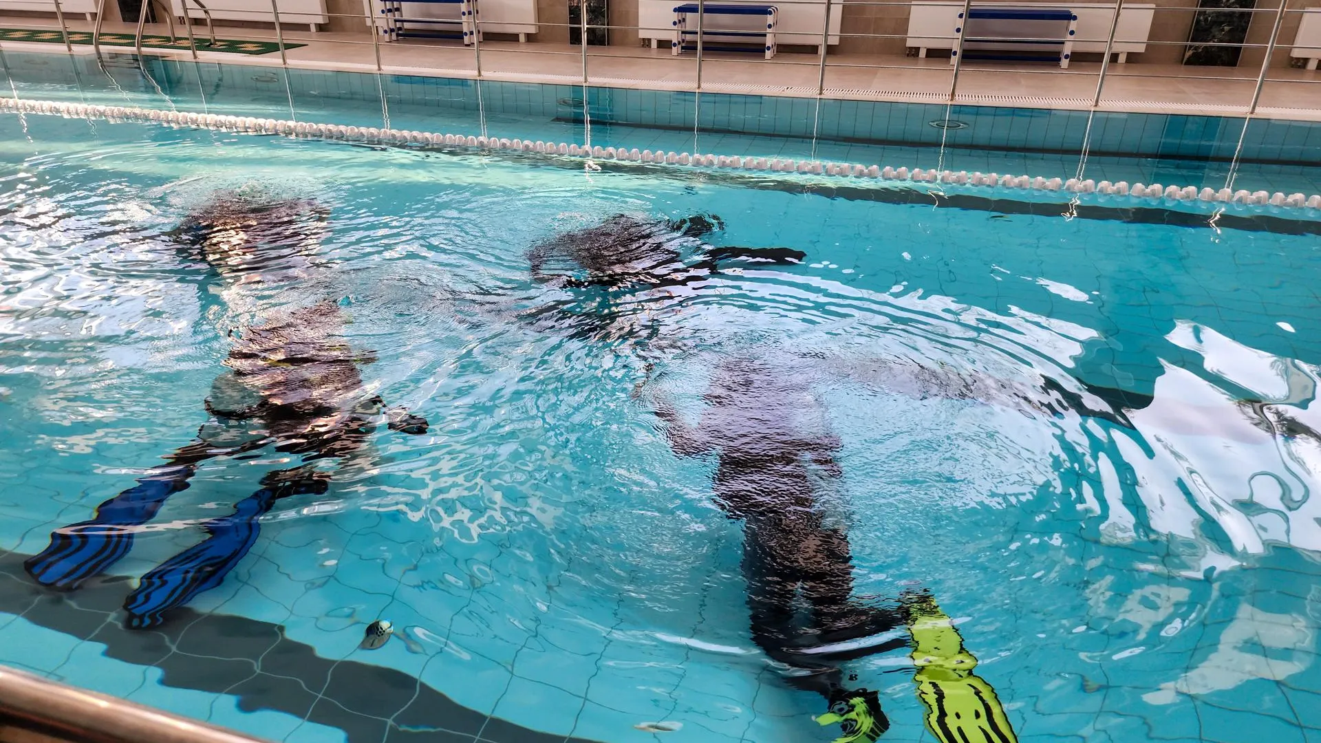 В центре «Ясенки» под Подольском участники СВО начали осваивать дайвинг