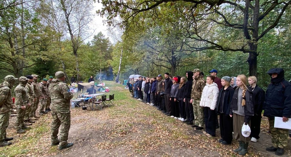 Будущие правоохранители из Щелковского колледжа провели полевой выход