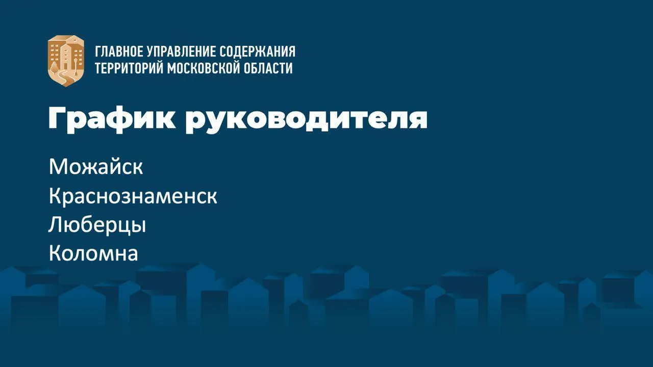 Руководитель ГУСТ продолжает личные инспекции чистоты муниципалитетов Подмосковья