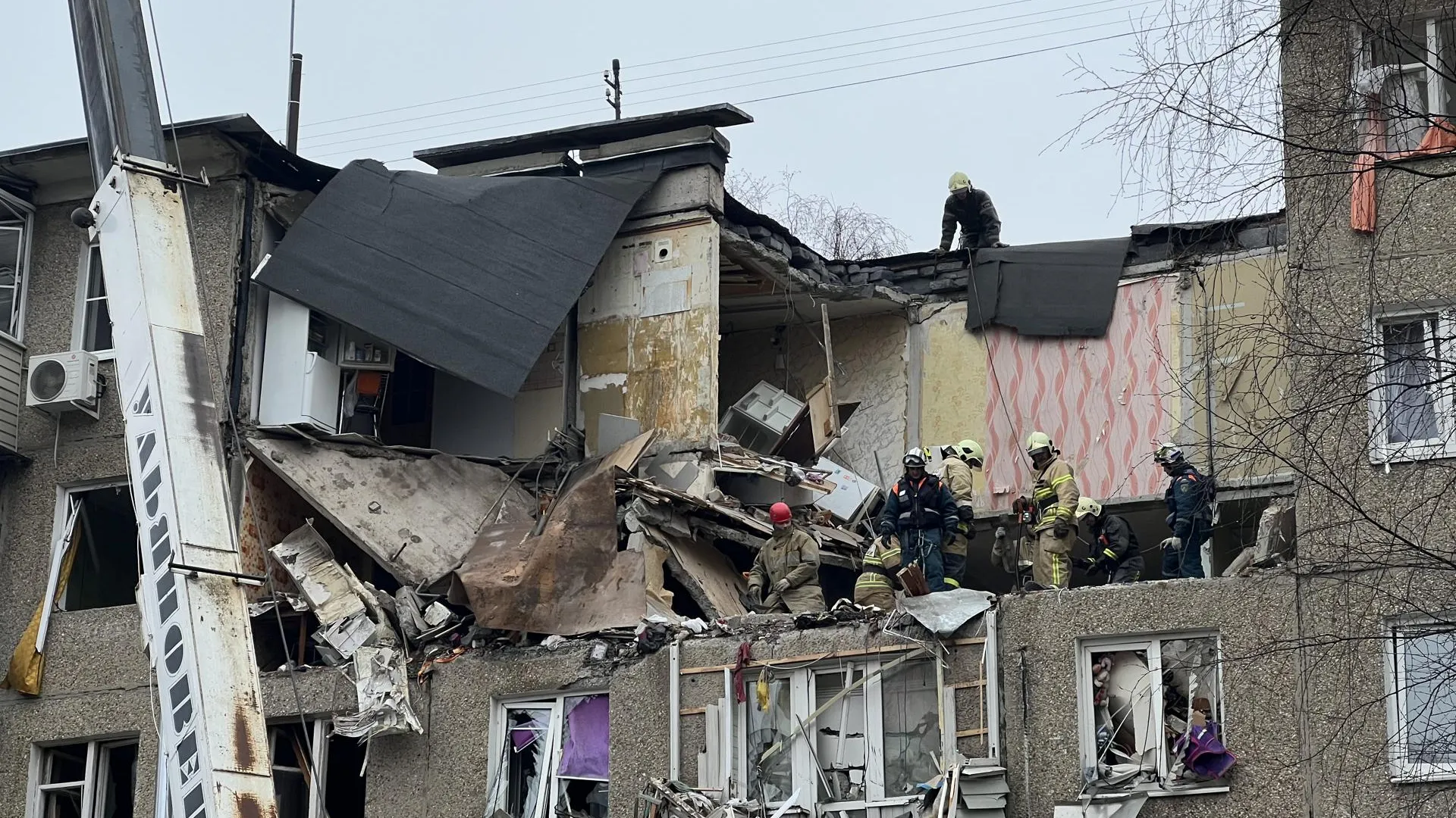 Жильцы дома, пострадавшего от взрыва газа в Ступине, обеспечены горячим питанием