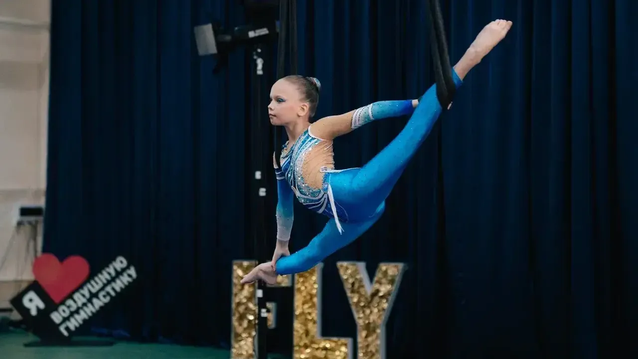 В Домодедове прошел четвертый фестиваль воздушной гимнастики