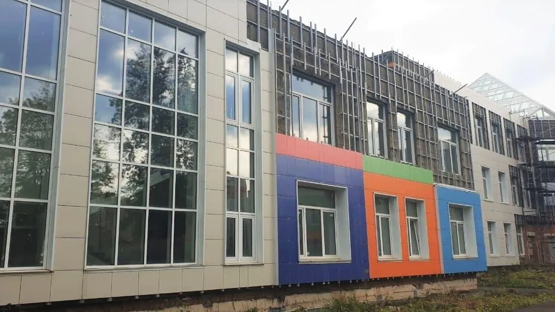 В Подольске приступили к достройке проблемного детсада на Колхозной улице