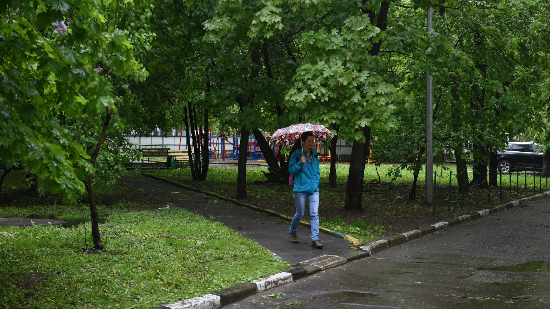 В Московском регионе на 31 июля объявили «желтый» уровень опасности из-за грозы