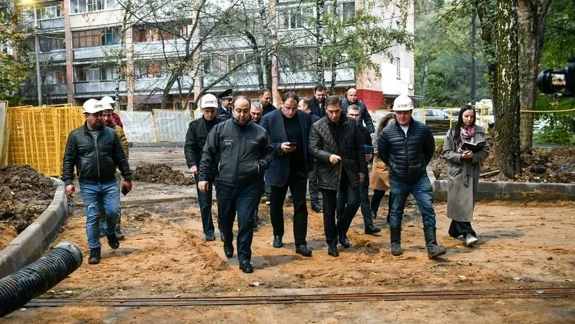 Хромушин проверил объекты теплохозяйства в Химках