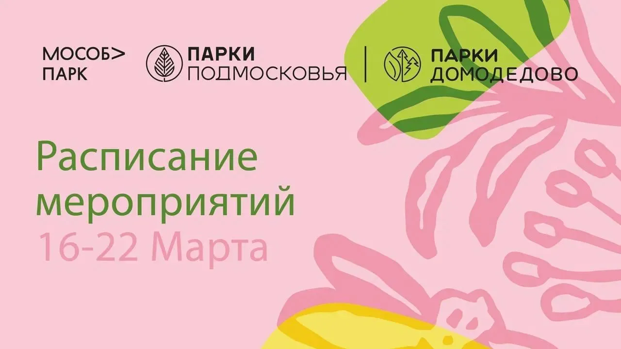 В парках Домодедова с 16 по 22 марта пройдут игры и мастер-классы