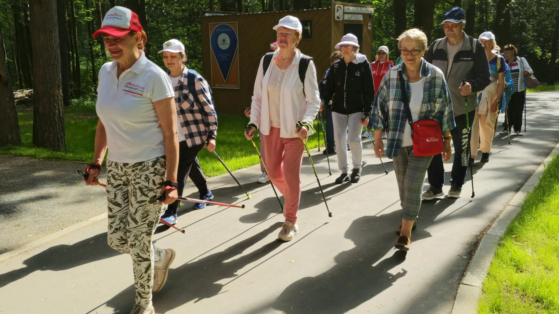 Красногорские партийцы организовали патриотический поход