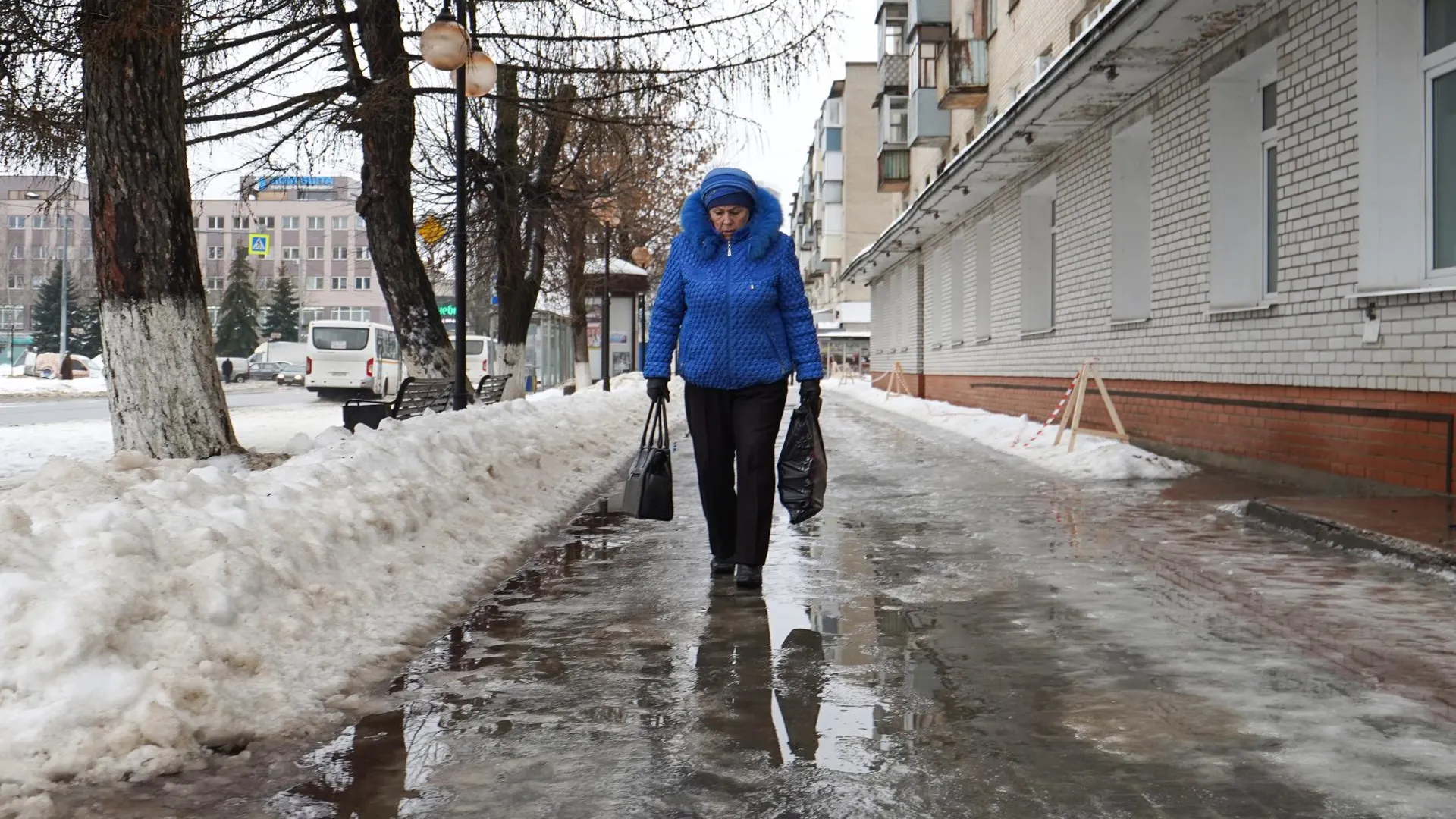 Воробьев попросил уделить особое внимание борьбе с гололедом