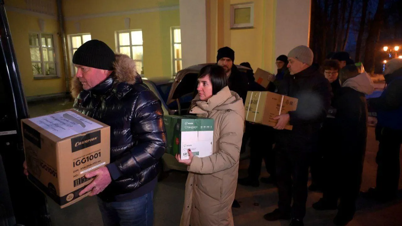 Партию гумпомощи отправили бойцам СВО из Сергиева Посада