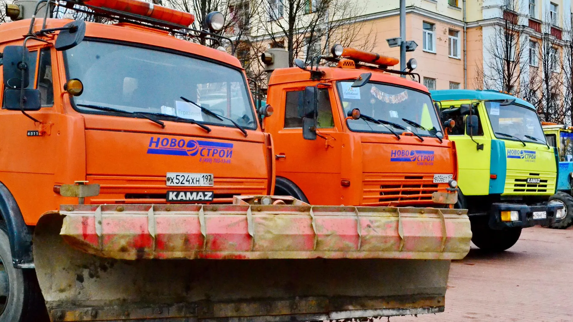 Глава Балашихи дал старт весеннему параду коммунальной техники