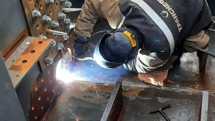 В Красногорске приступили к сборке металлоконструкций пролетного строения путепровода