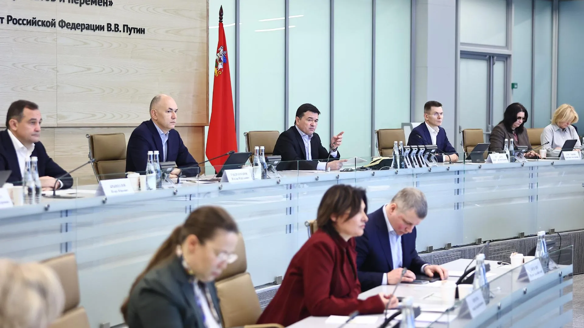 Андрей Воробьев поручил обеспечить перемены в Протвине и Пущине в составе округа Серпухов