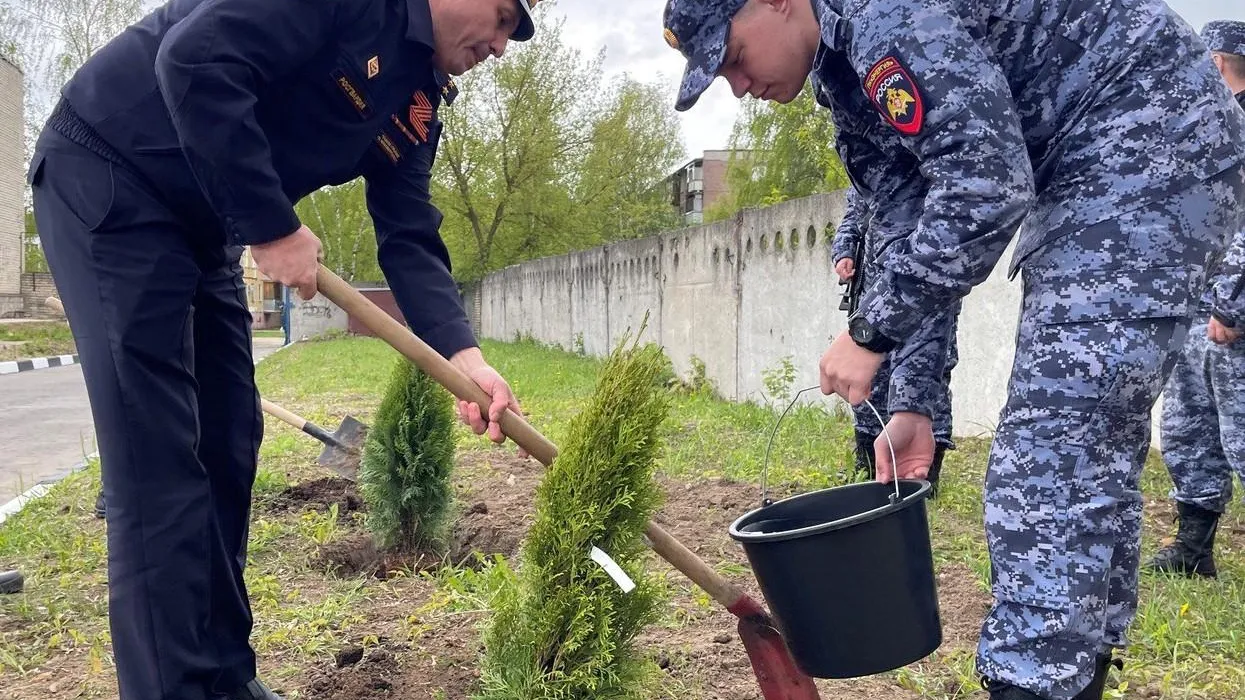 Курсанты «Гвардейской смены» присоединились к акции «Лес Победы»