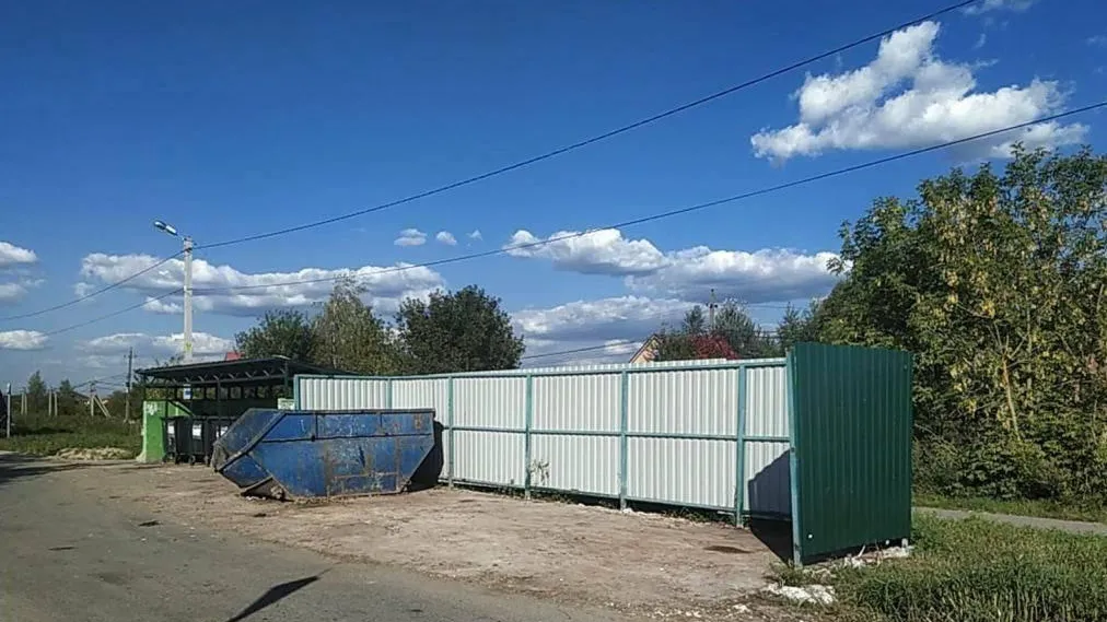 Контейнерную площадку на улице Куликовской в Домодедове модернизировали