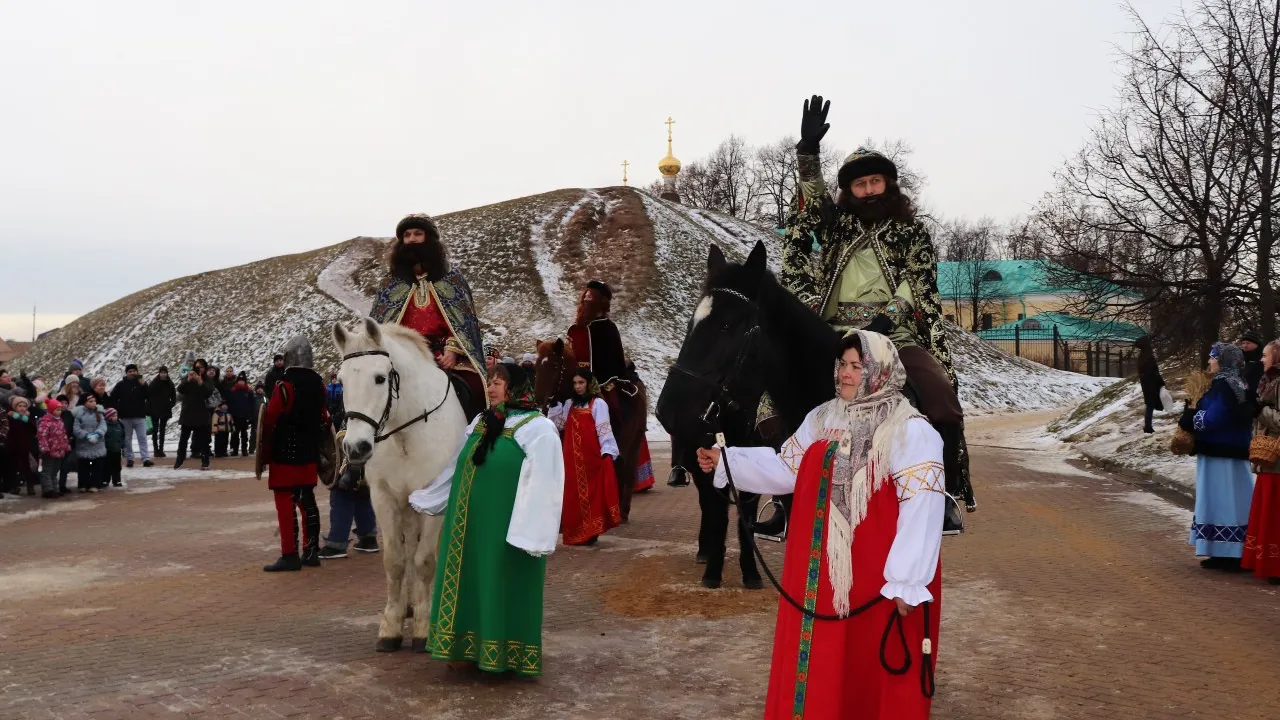 Историческую инсценировку съезда князей показали в Дмитрове