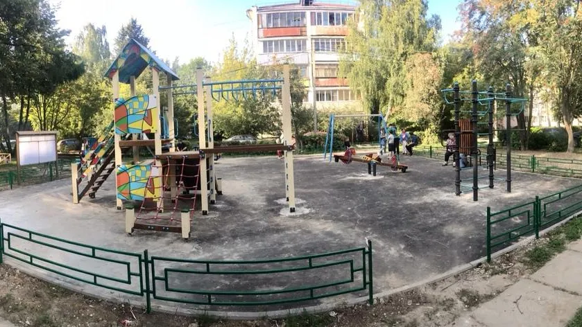 Игровые элементы установили на 3 детских площадках в микрорайоне Климовск Подольска