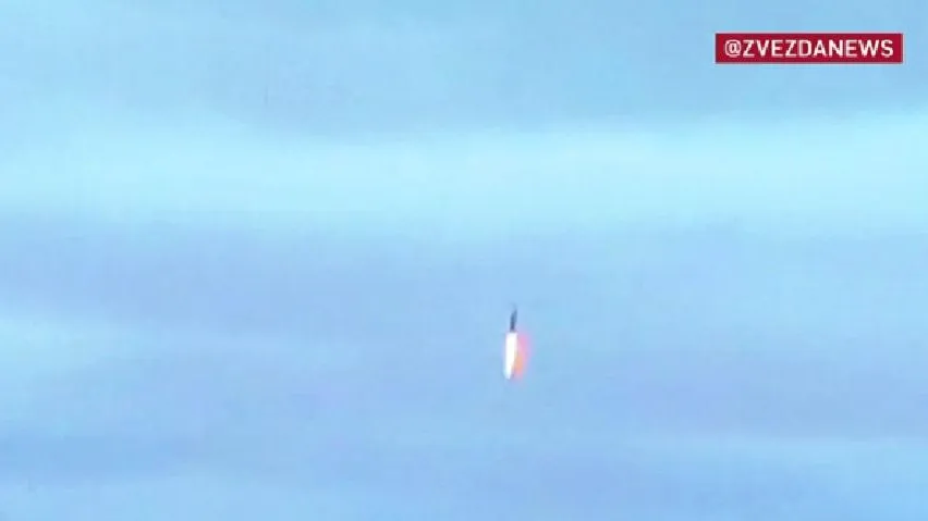 Опубликовано видео с запуском баллистической ракеты «Синева» в ходе учений
