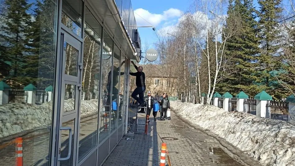 Незаконно построенный магазин снесли в Мытищах