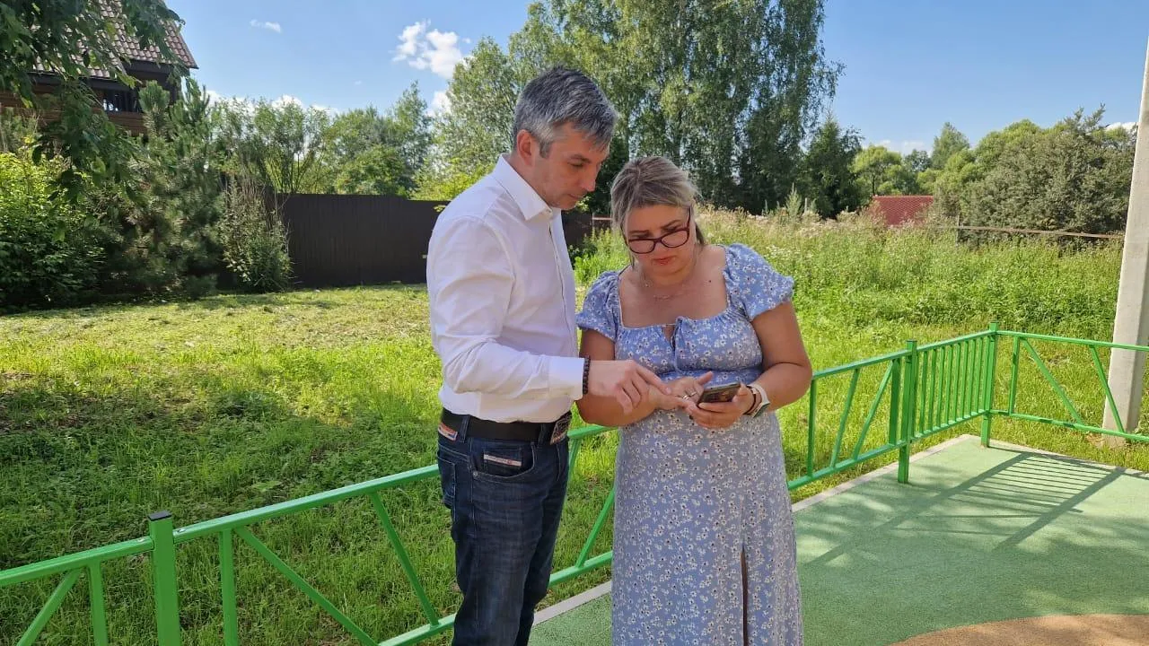 Детскую площадку в деревне Солнечногорска оборудуют камерами видеонаблюдения
