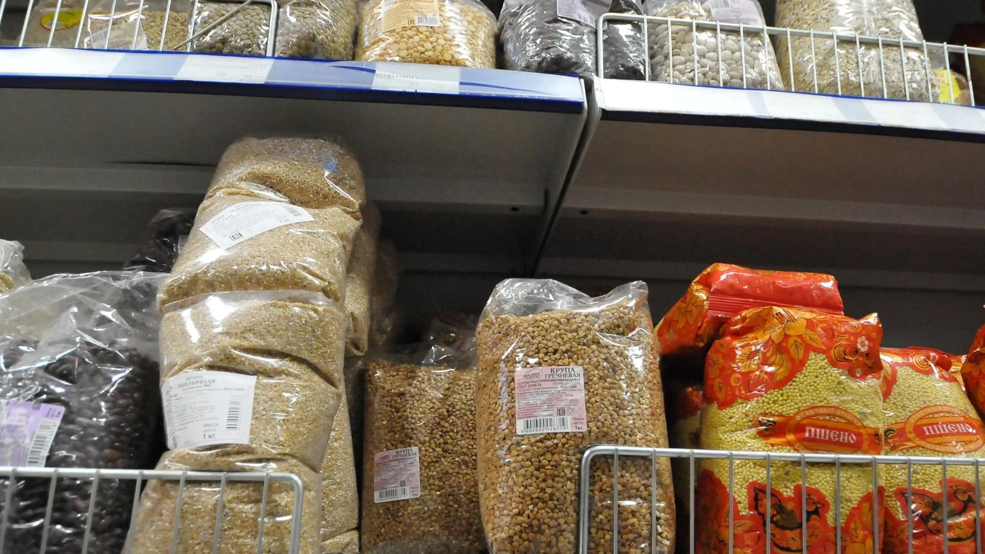 Жители Подмосковья купили более 1,7 тыс тонн гречки в январе