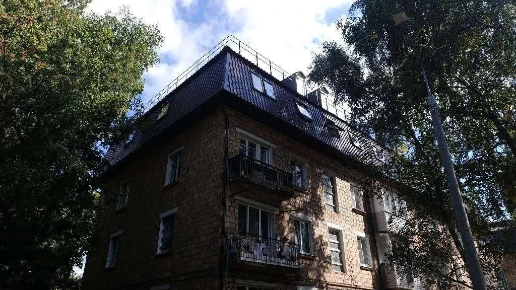 В Ногинске завершили капремонт крыши дома на Мирной улице